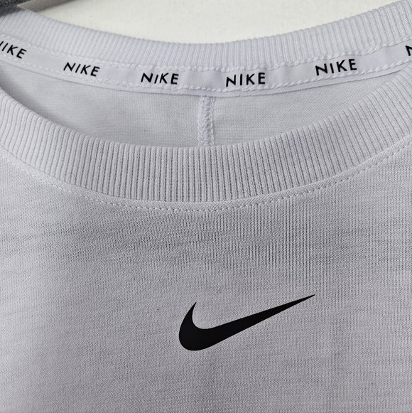 Nike White Tee with Black Logo - Picture 2 of 5